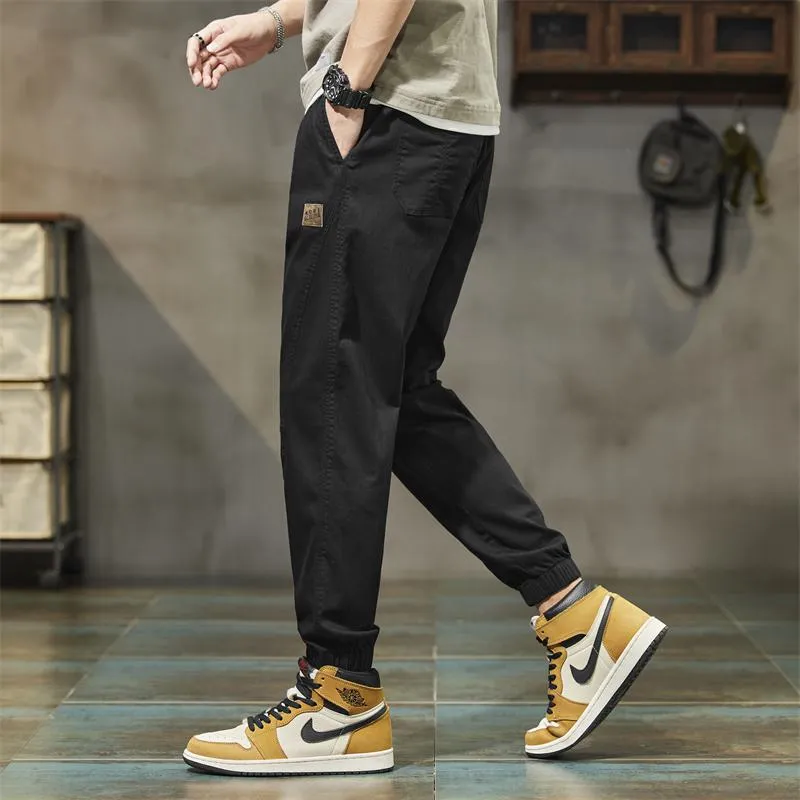 Slant Pocket Tapered Loose Fit Pants