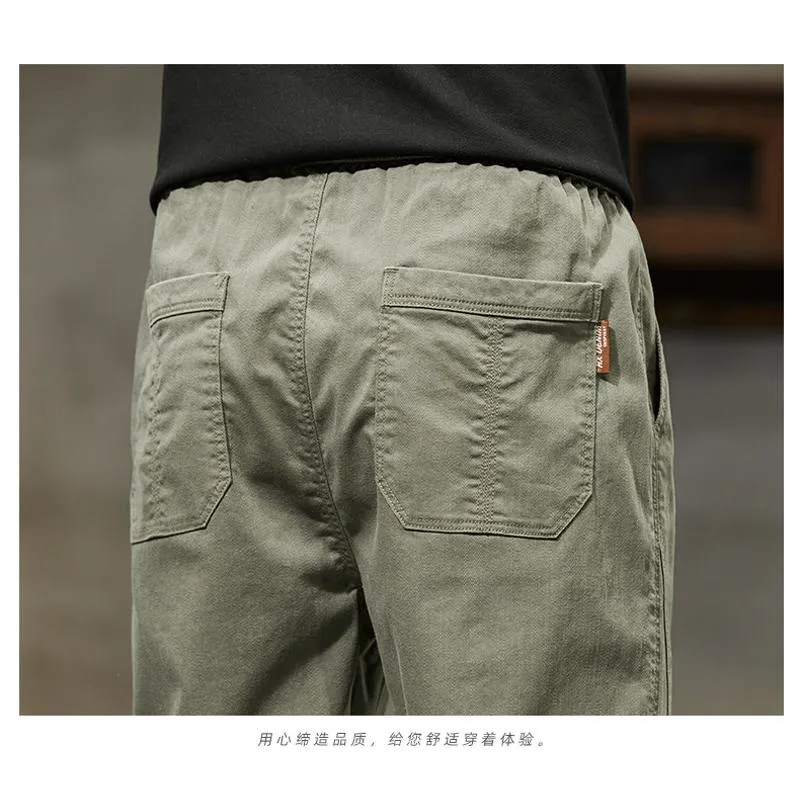 Slant Pocket Tapered Loose Fit Pants