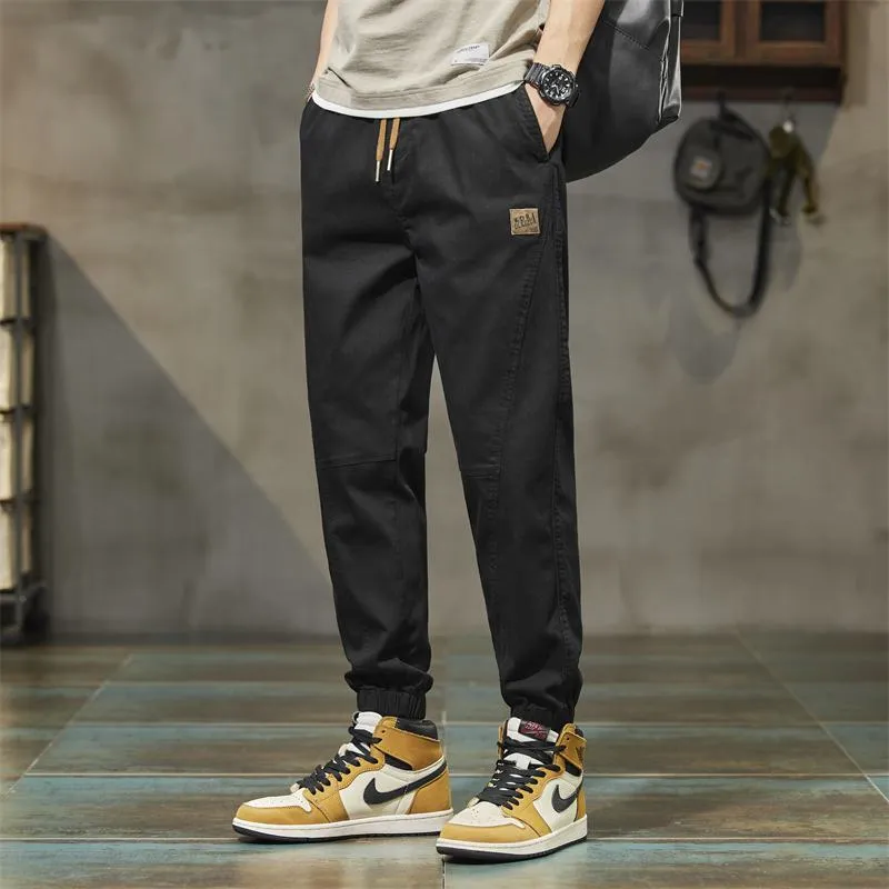 Slant Pocket Tapered Loose Fit Pants