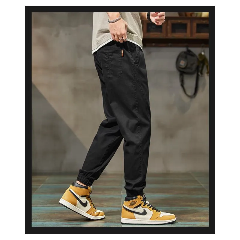 Slant Pocket Tapered Loose Fit Pants