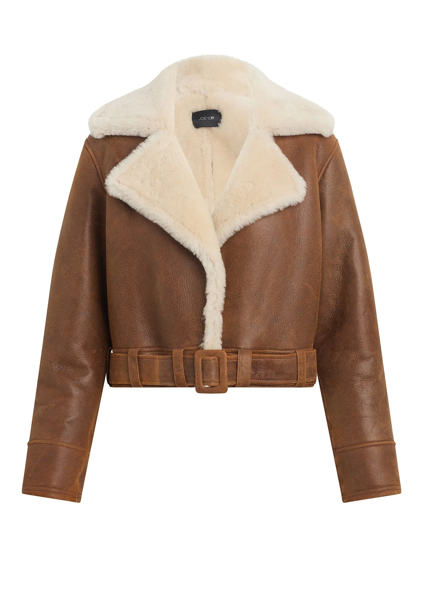 THE REY CROPPED SHEARLING JACKET