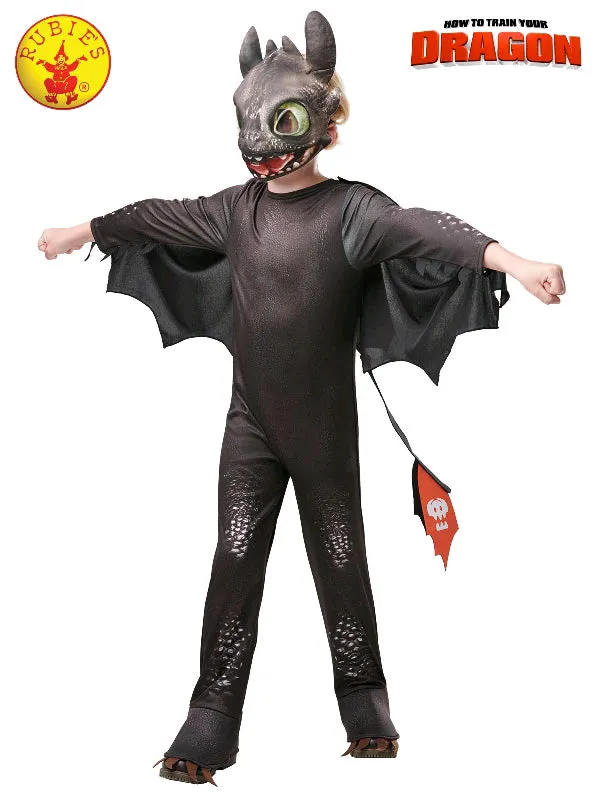 TOOTHLESS NIGHT FURY DELUXE COSTUME, CHILD