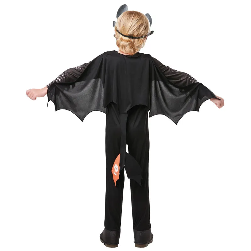 TOOTHLESS NIGHT FURY DELUXE COSTUME, CHILD