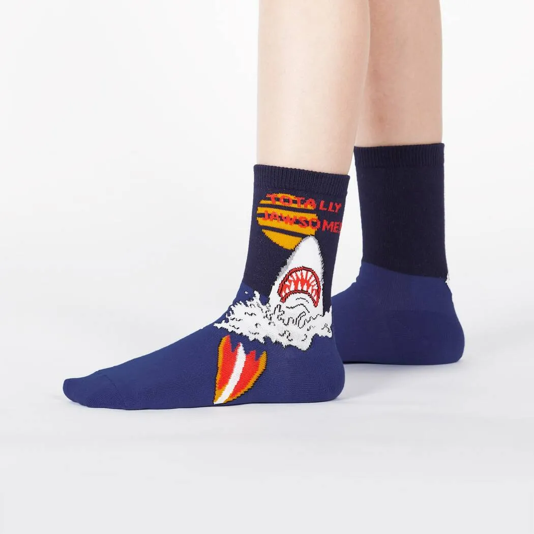 Totally Jawsome! Kids Crew Sock - 3 Pack