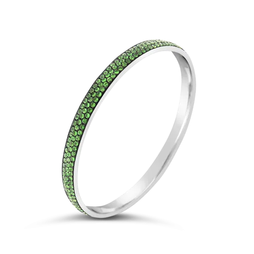 Tsavorite Bangle Bracelet