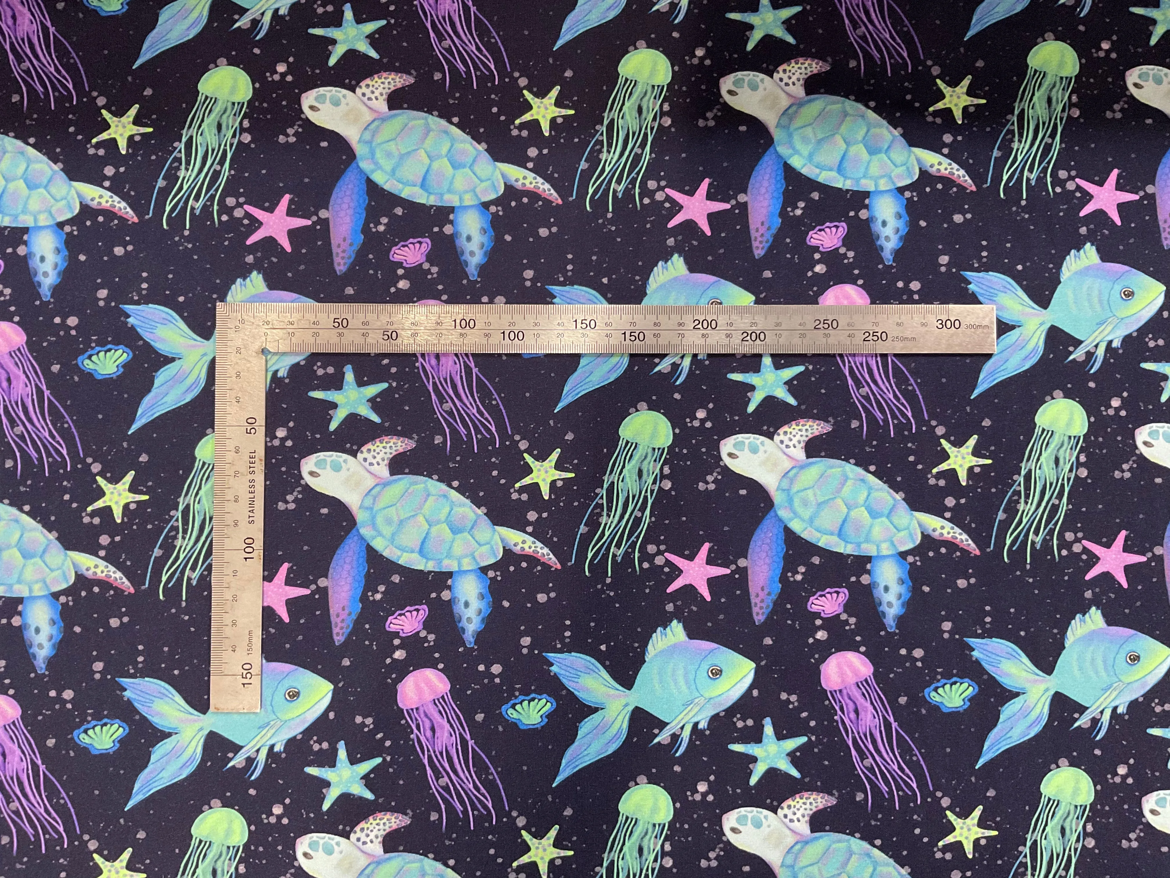 Underwater World Jersey Fabric