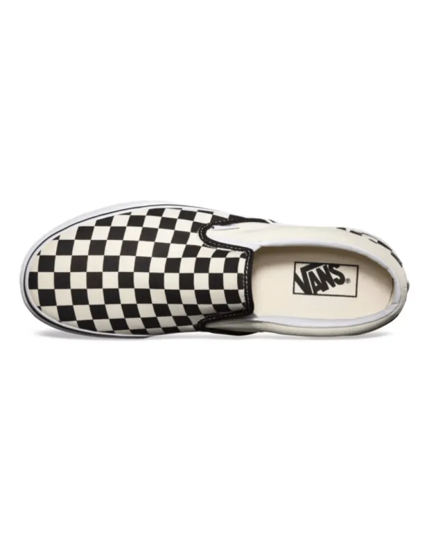 Vans Classic Slip On -  Black & White Checkerboard