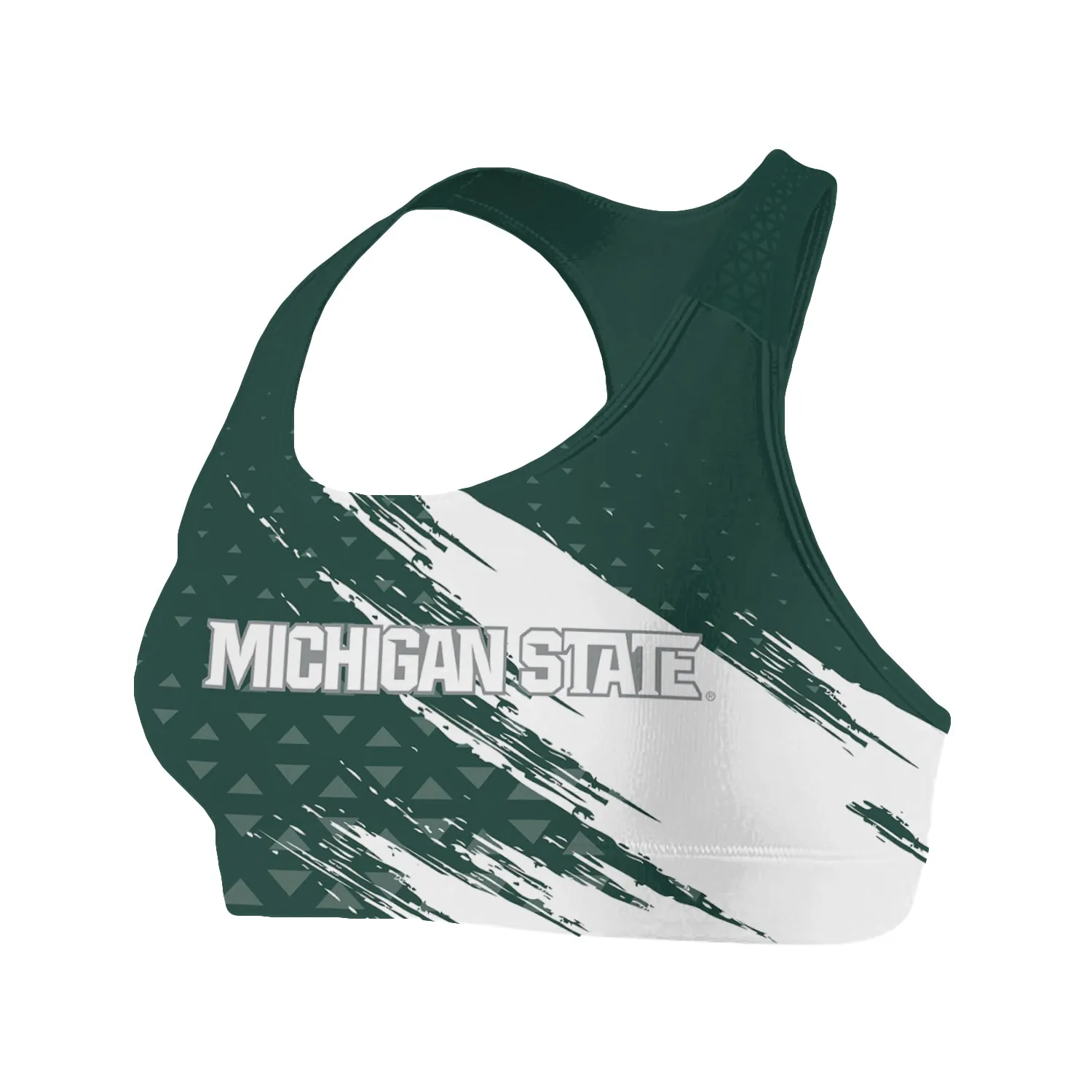 Venley Michigan Spartans SMMIC004E Racerback Sports Bra