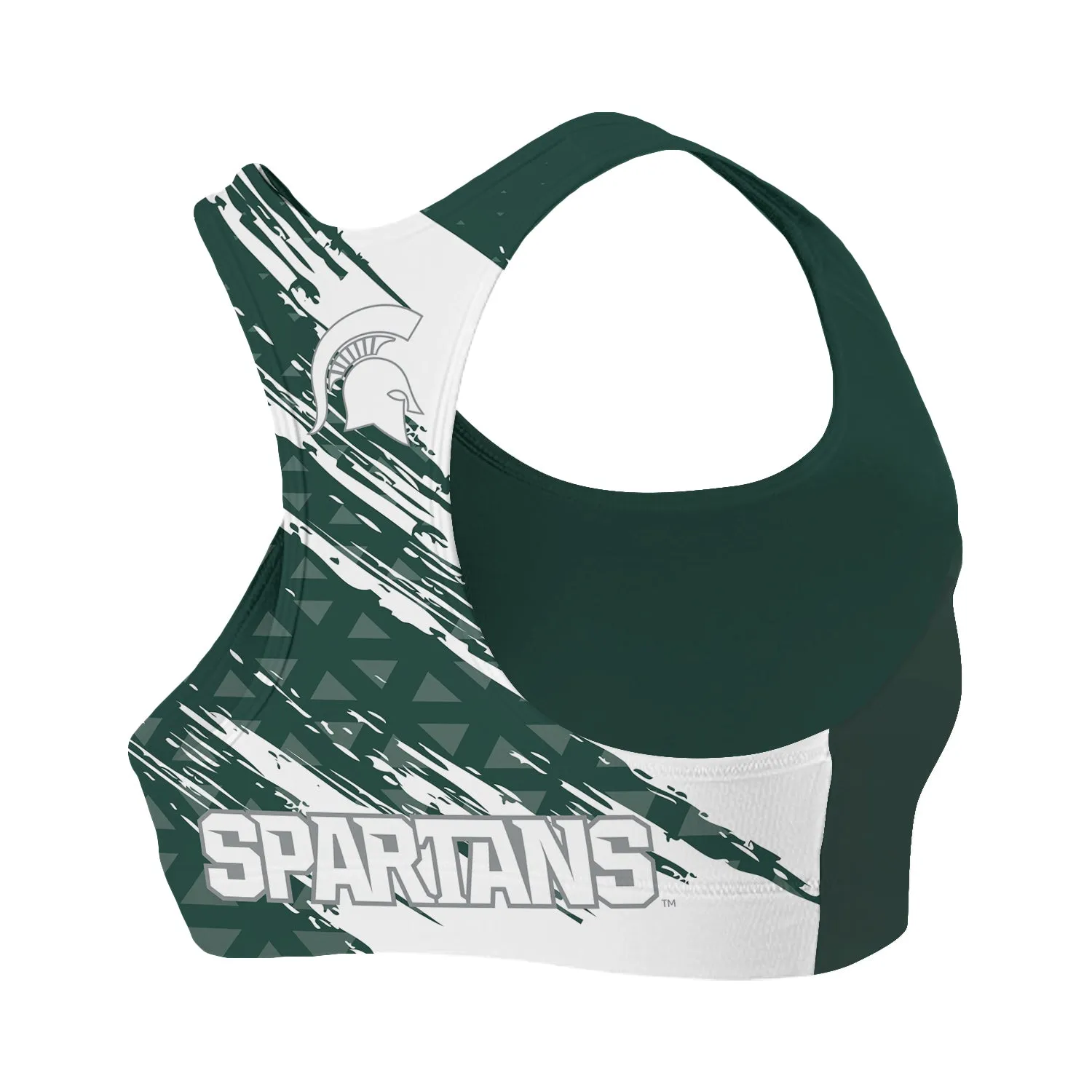 Venley Michigan Spartans SMMIC004E Racerback Sports Bra