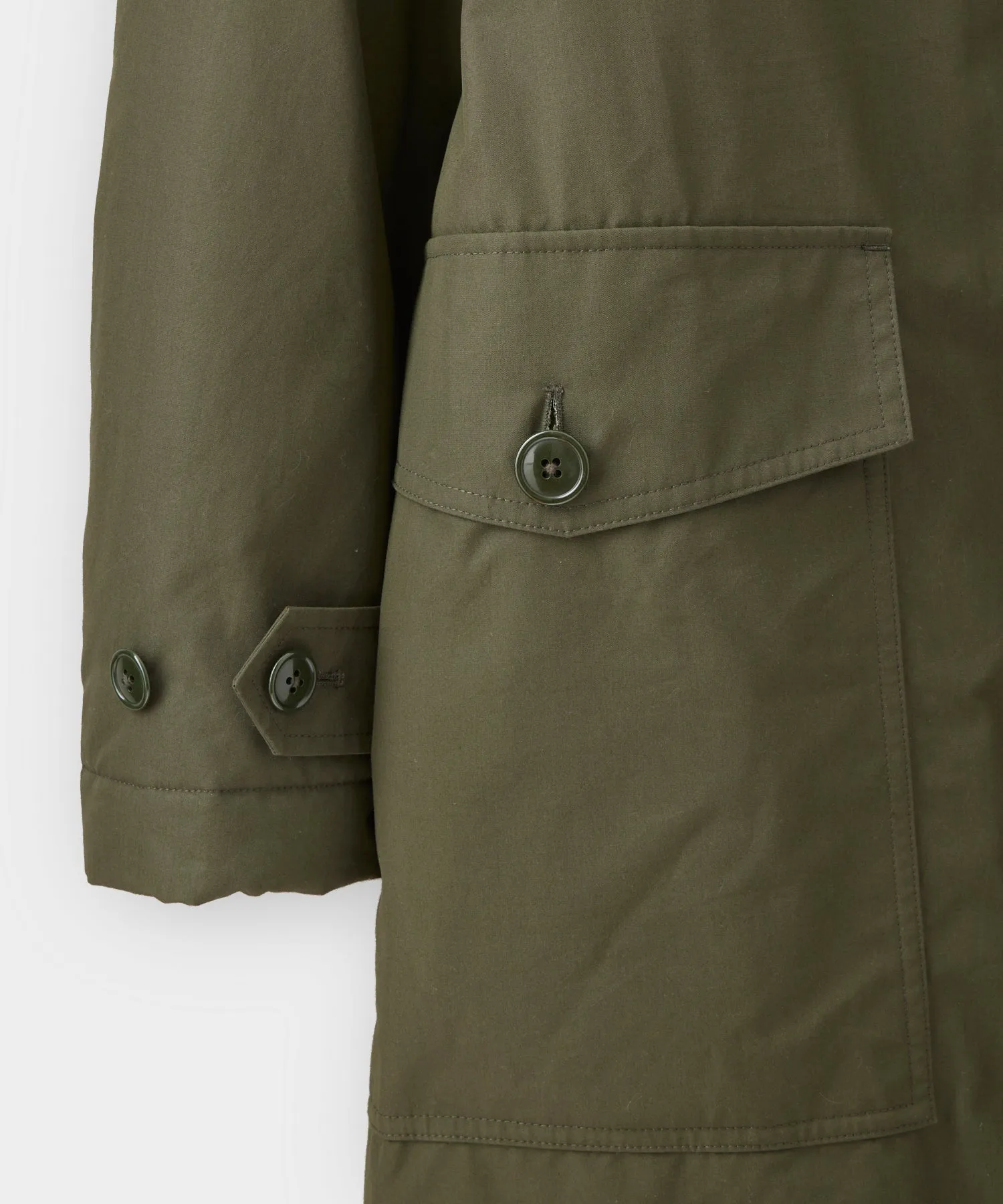 Ventile Down Trench in Olive