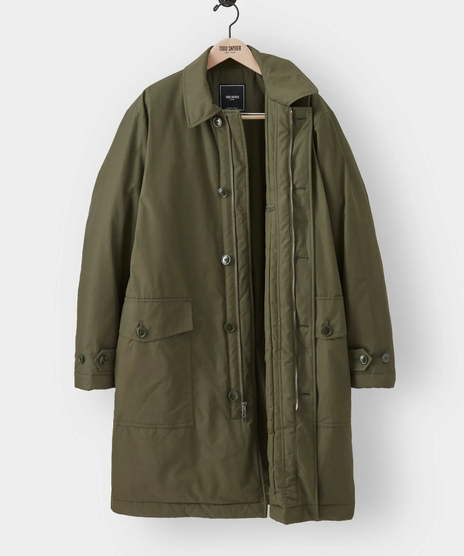 Ventile Down Trench in Olive