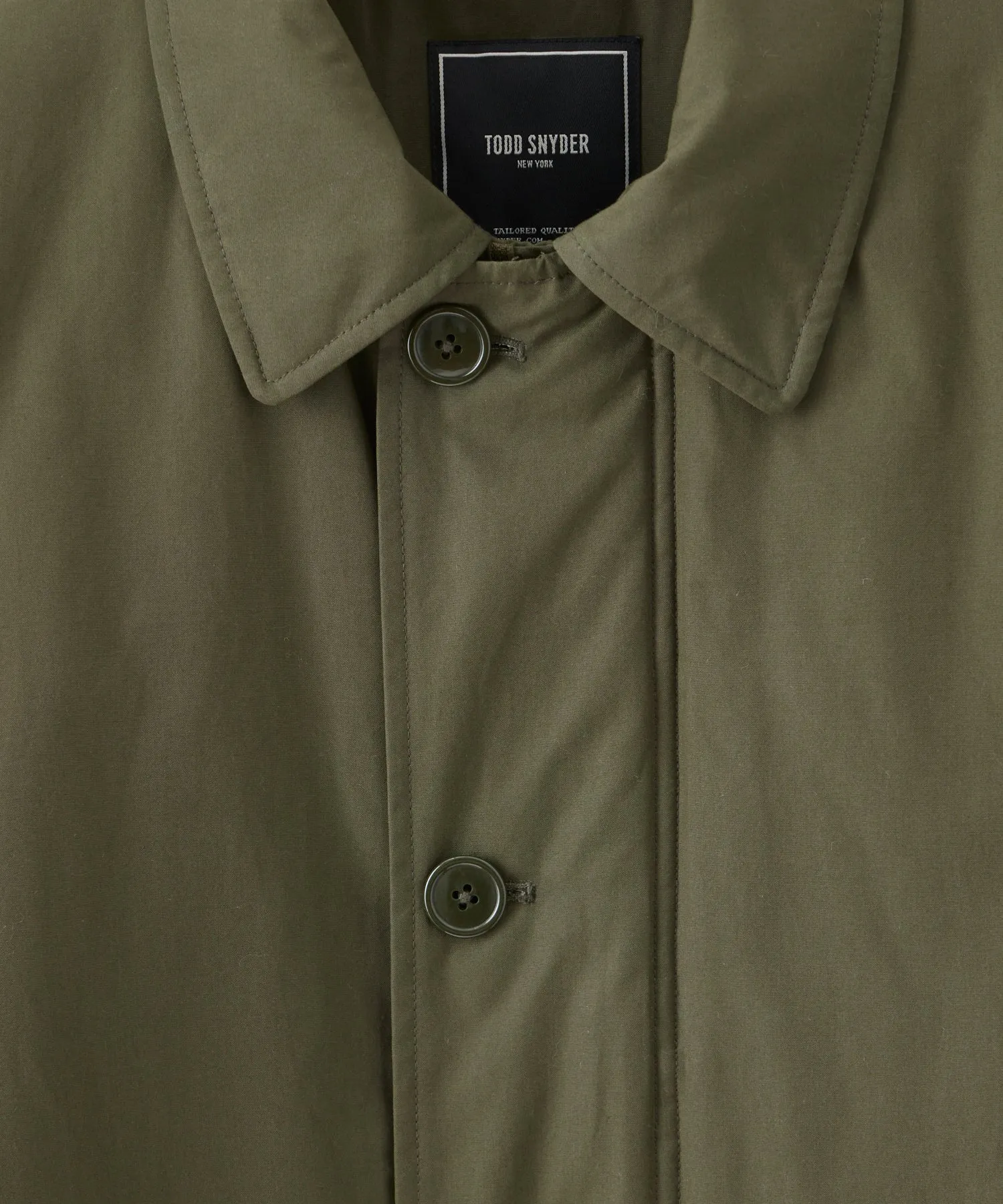 Ventile Down Trench in Olive