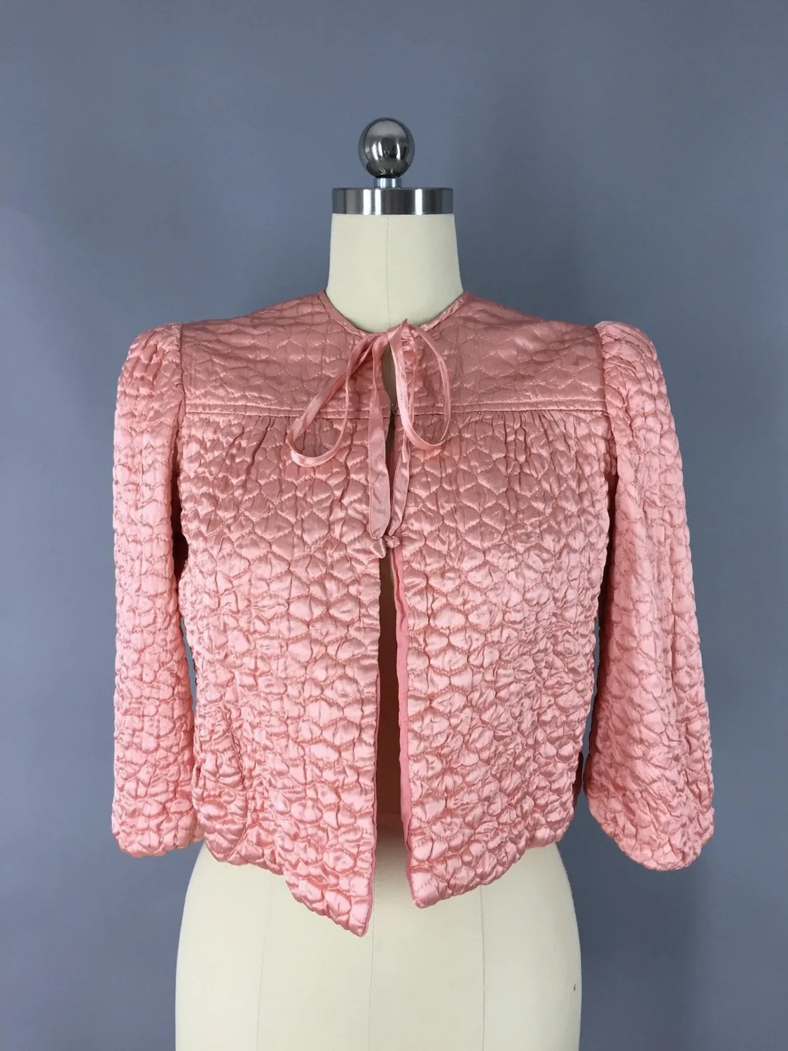 Vintage 1940s Bed Jacket / Brendelee