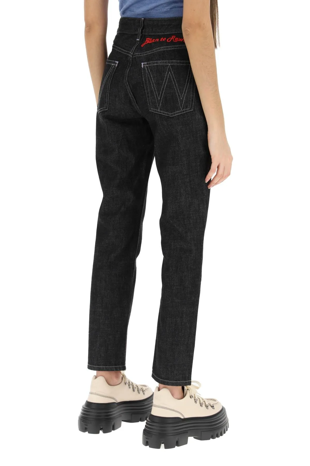 Vivienne westwood 'w harris' cropped jeans