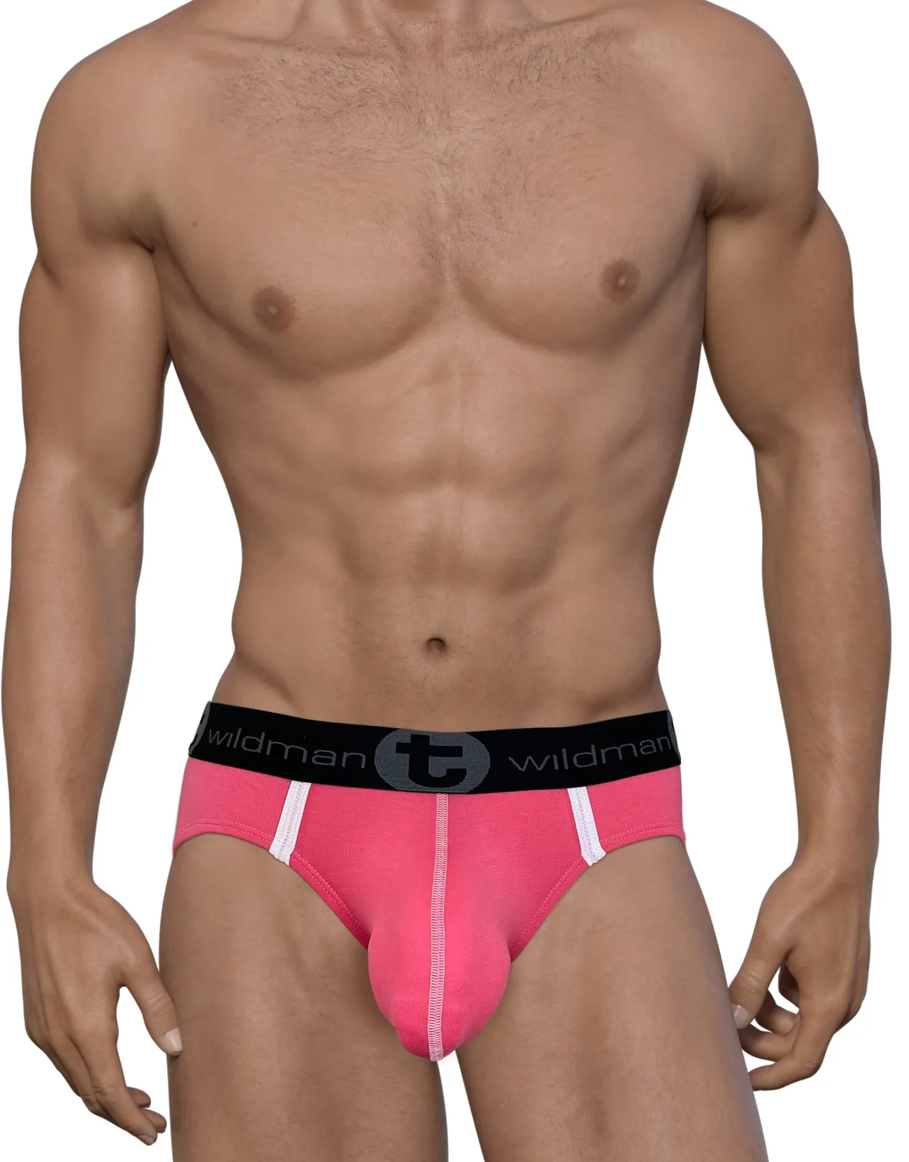 WildmanT Modal Big Boy Pouch Brief Pink