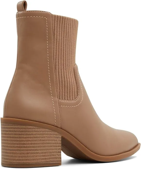 Women’s Ankle Boots Block Heel Slip On Boot